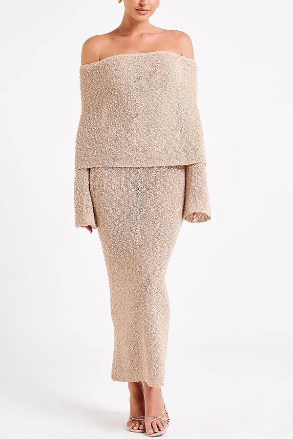 Lina™ | Maxi Boucle Dress