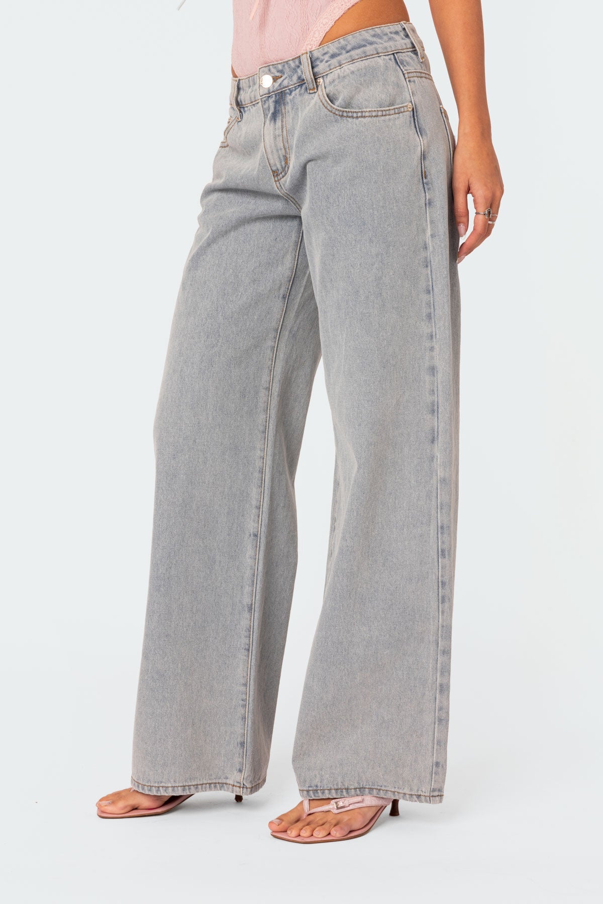 Emma™ Bow Tie Jeans - Oversized Jeans with Bows