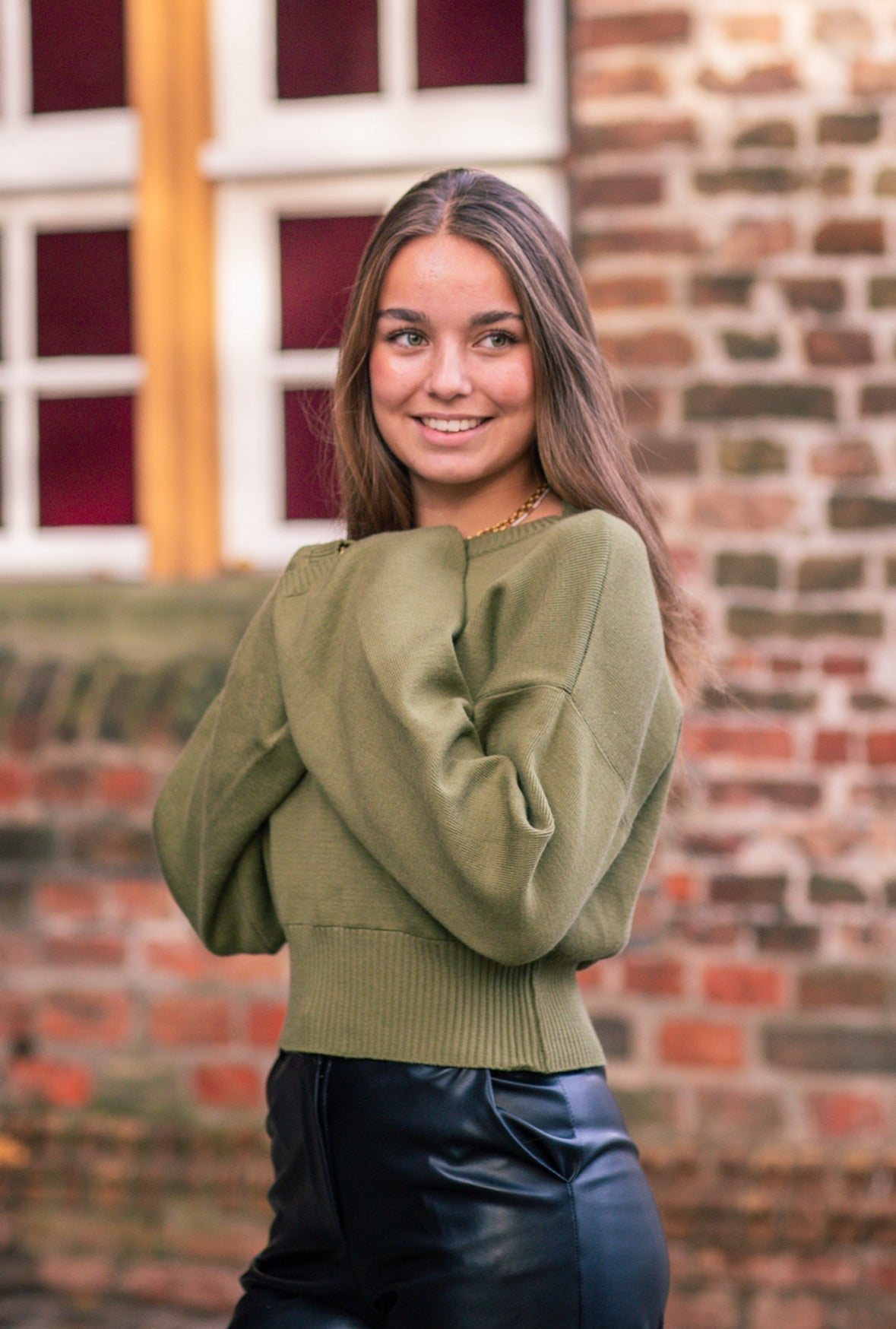 Thalia™ | Green Sweater