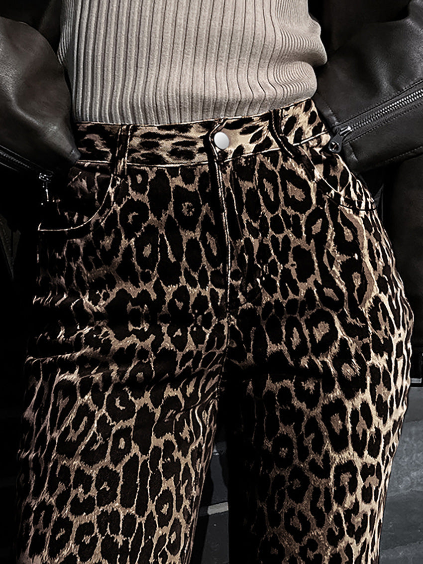 Leopard™ | Denim Straight Jeans