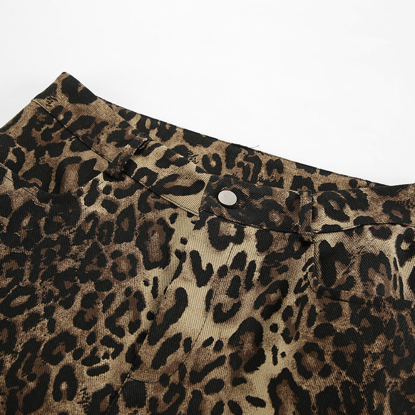 Leopard™ | Denim Straight Jeans