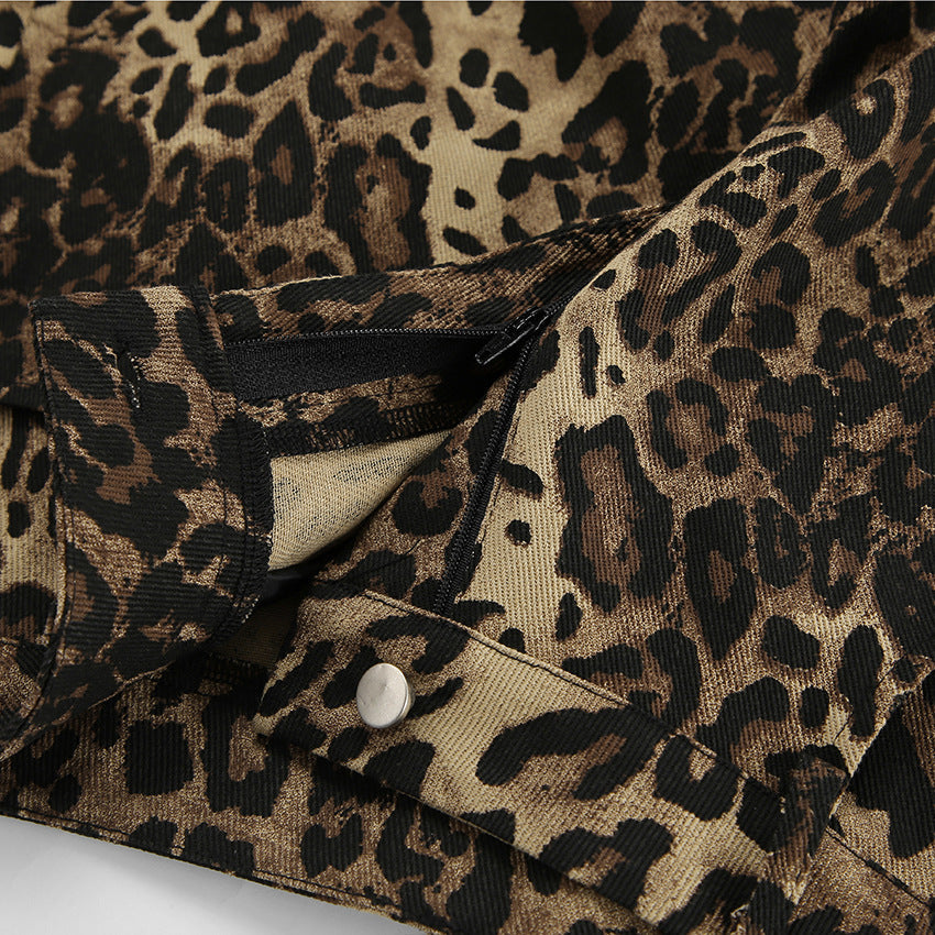 Leopard™ | Denim Straight Jeans