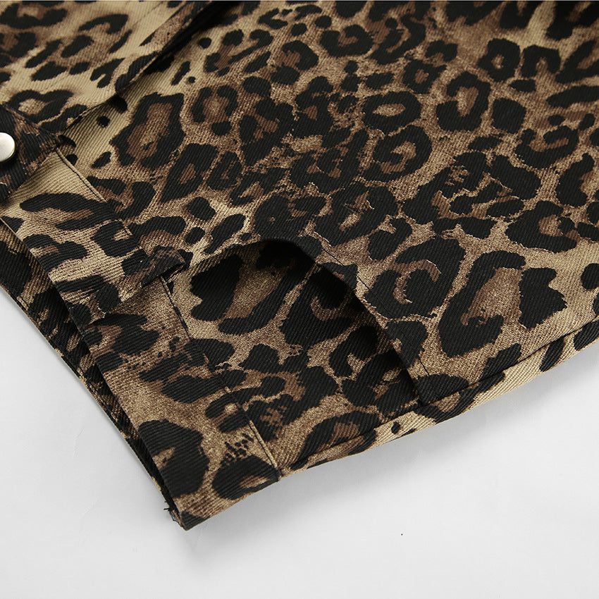 Leopard™ | Denim Straight Jeans