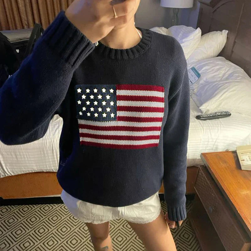 Sofie™ | American Flag Sweater