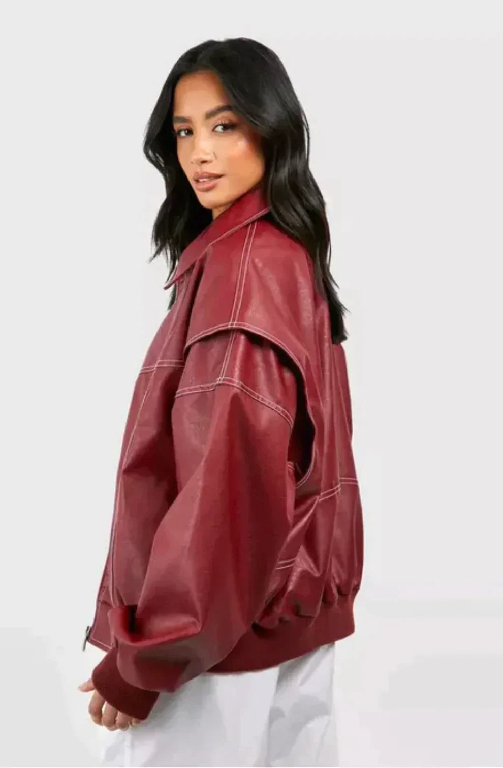 Rosie™ - Leather Bomber Jacket